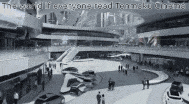 the world if everyone read tenmaku cinema is displayed
