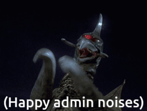 Godzilla Gigan Happy Clapping Admin Privileges GIF - Godzilla Gigan Happy Clapping Admin Privileges GIFs