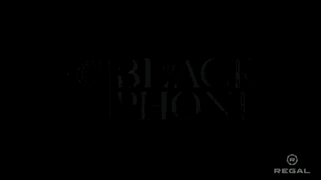 a black phone with the words the black phone on it