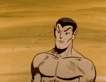 a cartoon drawing of a man holding a gun with the word wap on his hand