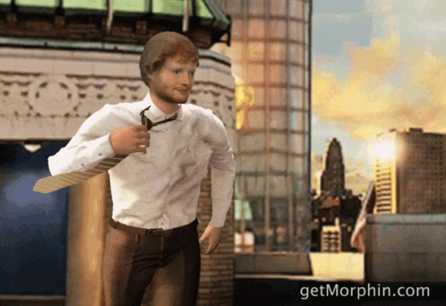 Superman Ed Sheeran GIF - Superman Ed Sheeran Running GIFs