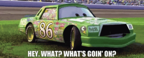 Cars Chick Hicks GIF - Cars Chick Hicks Hey What GIFs