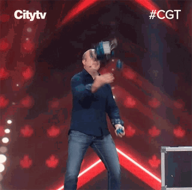 Juggling Ian Stewart GIF - Juggling Ian Stewart Canadas Got Talent GIFs