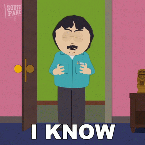 I Know Randy Marsh GIF - I Know Randy Marsh South Park GIFs