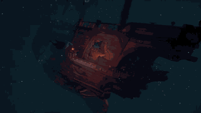 a shipwreck with the number 24 on it