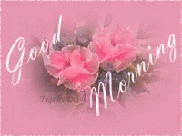 Good Morning Flower GIF - Good Morning Flower Glitter GIFs