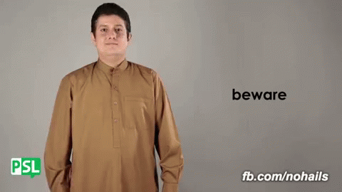 Beware Pakistan GIF - Beware Pakistan Pakistan Sign Language GIFs