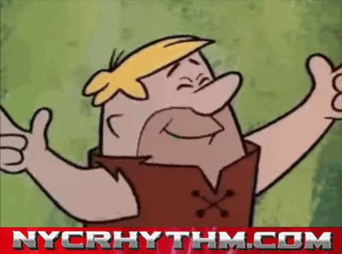 a picture of a cartoon character with nycrhythm.com written below him