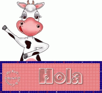Cow Hola GIF - Cow Hola Dancing GIFs