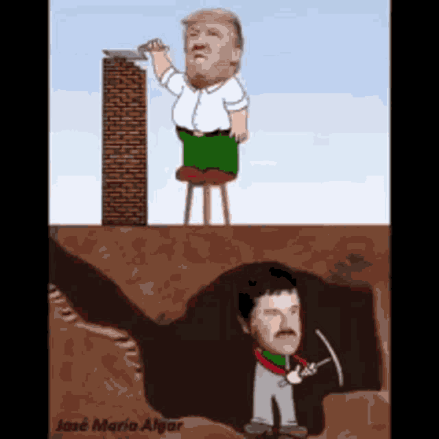 Donald Trump Mexico GIF - Donald Trump Mexico Building Walls GIFs