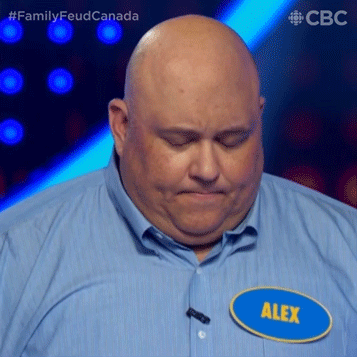 Wince Alex GIF - Wince Alex Family Feud Canada GIFs
