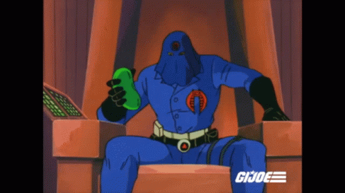 Gi Joe Cobra Commander GIF - Gi Joe Cobra Commander Bean GIFs