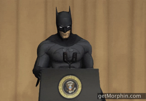 Batman Mic Drop GIF - Batman Mic Drop Obama GIFs