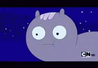 a cartoon cat with big eyes and a cn logo on the bottom right