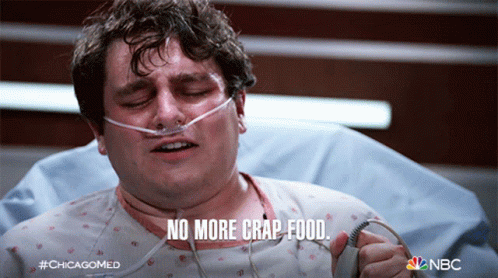 No More Crap Food Pete Channing GIF - No More Crap Food Pete Channing Chicago Med GIFs