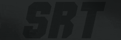 a black background with the letters srt written on it
