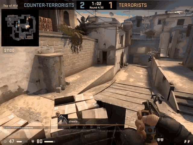 a screenshot of a video game with counter-terrorists and terrorists on the screen
