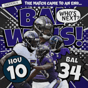 Baltimore Ravens (34) Vs. Houston Texans (10) Post Game GIF - Nfl National Football League Football League GIFs
