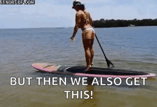 Paddle Board Stand Up Paddle Board GIF - Paddle Board Stand Up Paddle Board Fall GIFs