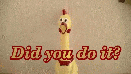 Did You Do It Chichen GIF
