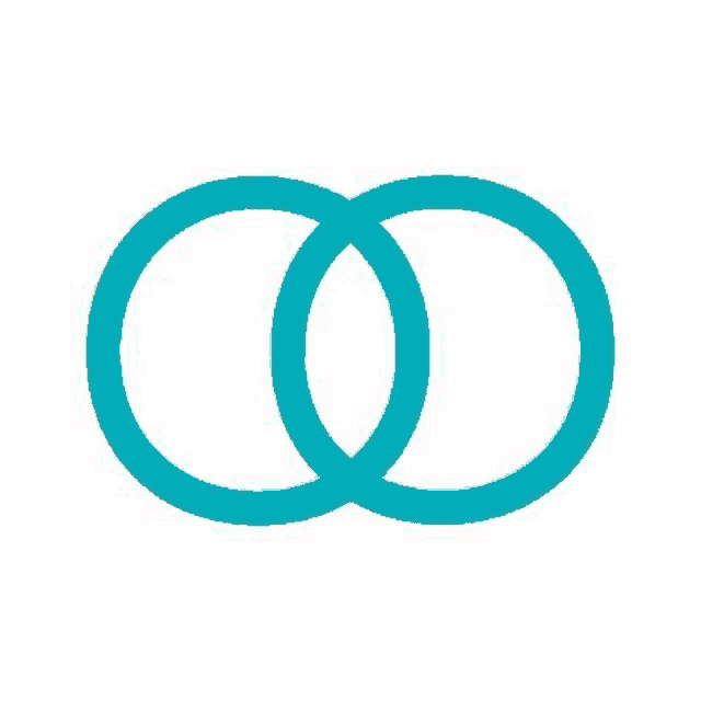 two circles are connected together in a circle .
