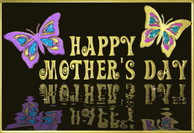 a happy mother 's day greeting card with butterflies on it