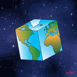 Cube Earth Conspiracy GIF - Cube Earth Conspiracy Contemporary Art GIFs
