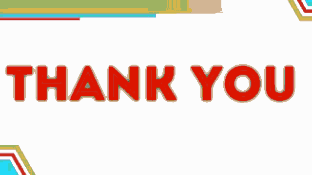 a white background with the words thank you written in blue