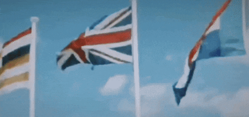 a close up of a flag with the letter j on it