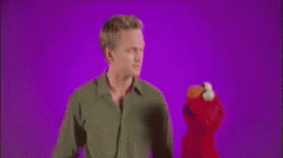Neil Patrick Harris And Elmo Dance - Sesame Street GIF - Dancing Boogie Dance GIFs