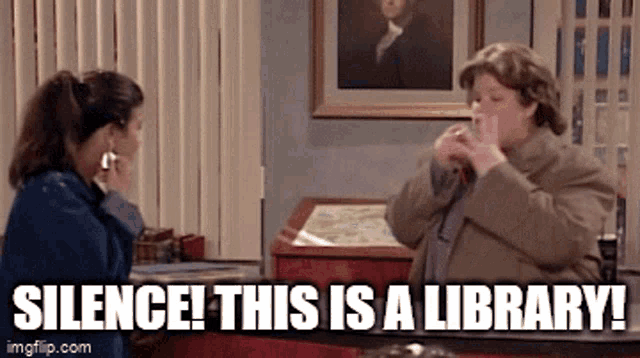 All That Lori Beth GIF - All That Lori Beth Silence This Is A Library GIFs