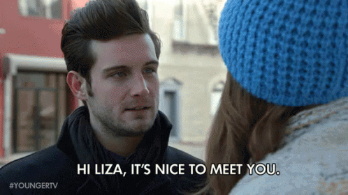 Hi Liza, It'S Nice To Meet You. GIF - Younger Tv Younger Tv Land GIFs