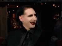 Marilyn Manson Smile GIF - Marilyn Manson Smile Laughing GIFs