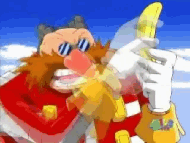 Banana Doctor Eggman GIF - Banana Doctor Eggman Sonic The Hedgehog GIFs