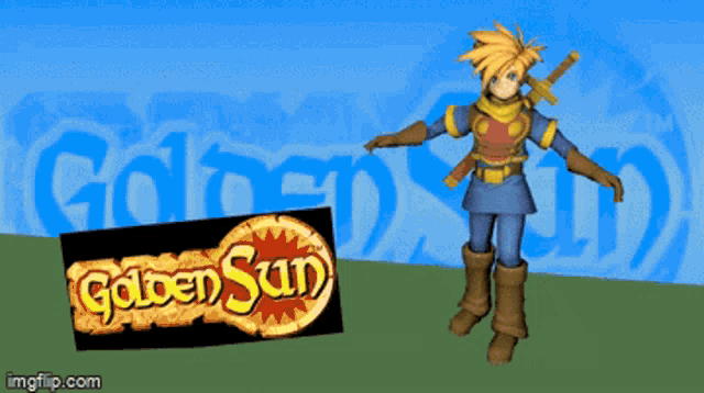 Isaac Golden Sun GIF - Isaac Golden Sun Smash Bros GIFs