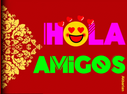 Animated Greeting Card Hola Amigos GIF - Animated Greeting Card Hola Amigos GIFs
