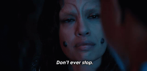 Dont Ever Stop Commander Nhan GIF - Dont Ever Stop Commander Nhan Star Trek Discovery GIFs