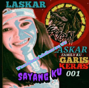 a picture of a girl with the words sayang ku 001 on it