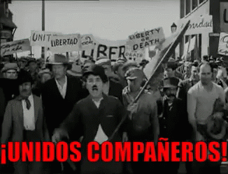 Unidos Compañerxs En Huelga GIF - Chaplin Marca Huelga GIFs
