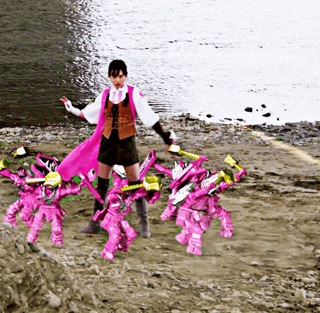 Super Sentai Pink Ranger GIF - Super Sentai Pink Ranger Asuna GIFs