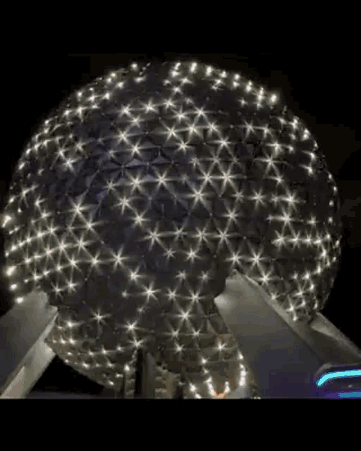 Epcot Spaceship Earth GIF - Epcot Spaceship Earth Lights GIFs