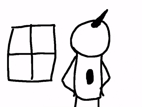 a drawing of a person crying with blue tears coming out of their eyes