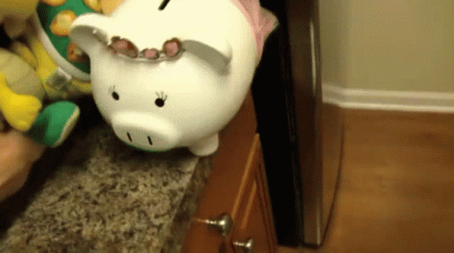 Sml Breaking Piggy Bank GIF