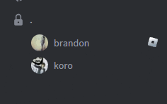 a screenshot of brandon and koro 's profiles