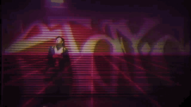 a purple and yellow background with the words but never thought