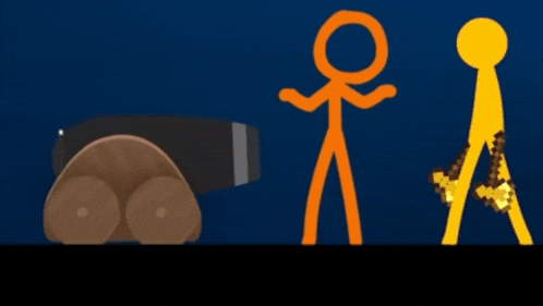 a stick figure with the number 6 on it