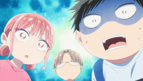 a group of anime characters including a girl and a boy
