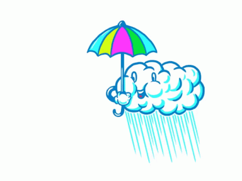 Raining Umbrella GIF - Raining Umbrella Happy Cloud GIFs