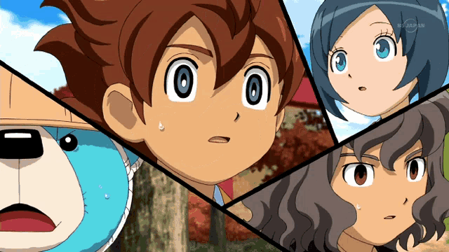 a collage of cartoon characters with tokyo mx on the bottom right