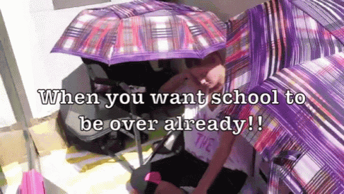 When You Want School To Be Over Already!! GIF - School School End GIFs